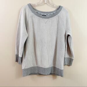 PINK Victoria’s Secret Gray Terry Cloth Sweatshirt
